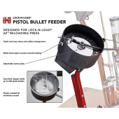 HORNADY Lock-N-Load Bullet Feeder Alimentatore Palle Pistola 220Volt #095321