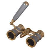 LEVENHUK Binocolo da teatro Broadway 325N (lorgnette con luce LED) - Argento #28822