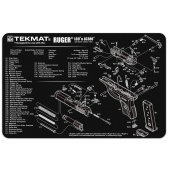 TEKMAT Ruger LC9 Gun Cleaning Mat Weapon Cleaning Mat with Exploded Diagram #R17-RUGERLC9