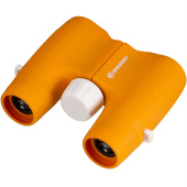 BRESSER Binocolo per bambini Junior 6x21 - Arancione #77572