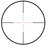 HAWKE Vantage 1&quot; 4-12x50 IR AO Mil Dot Reticle #14252