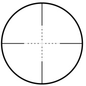 HAWKE Vantage 1&quot; 2-7x32 AO Mil Dot Reticle #14111