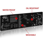TEKMAT Ruger Mini 14 Gun Cleaning Mat Tappetino Pulizia Armi con Esploso #R36-MINI14