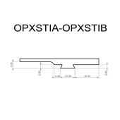 TONI SYSTEM Base Piastrina a coda di rondine (Tipo A) STI 1911-1911 Trojan #OPXSTIA