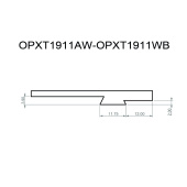 TONI SYSTEM Base Piastrina a coda di rondine (Tipo A) Tanfoglio 1911 Witness #OPXT1911WA