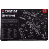 TEKMAT CZ P-07/09 Gun Cleaning Mat Tappetino Pulizia armi con esploso #R17-CZP07