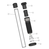 RCBS Spare Parts for Bullet Feeder: Exploded View