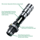 Ensemble de matrices pleine longueur RCBS MatchMaster Competition Bushing 7mm-08 Remington