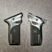 S&amp;W Guance in Legno 22 Victory Classic Panel Silverblack with Laser Logo