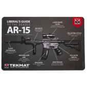 TEKMAT AR-15 Liberal's Guide Gun Cleaning Mat 28x43cm #R17-AR15-MEDIA