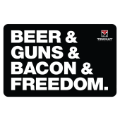 TEKMAT Beer&Guns&Bacon Cleaning Mat Tappetino Pulizia armi #R17-BGBF