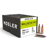 NOSLER Palle Ballistic Tip 243" 95gr SP Purple Tip #24095 (50pz)