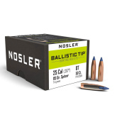NOSLER Palle Ballistic Tip 257" 115gr SP Blue Tip #25115 (50pz)
