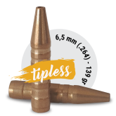 FOX Palle Classic Hunter 6.5mm (.264) 139gr HP (50pz)