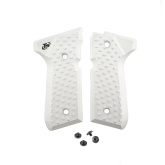 TONI SYSTEM Guancette Vybram per per Beretta 92-96-98 Elite LTT-M9A1 Argento