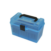 MTM Portacolpi H-50-RM Rifle Medium Blu trasparente