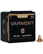SPEER Palle Varmint Soft Point 224" 40gr Spire SP #1017 (100pz)

---
SKU/EAN des Produkts beziehen sich auf den UPC-Strichcode, um die meisten Artikel zu identifizieren. Übersetzen Sie keine Attribute wie Kaliber oder Modell.
---