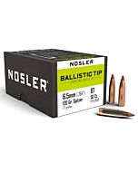 NOSLER Palle Ballistic Tip 264" 120gr SP Brown Tip #26120 (50pz)