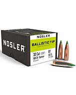 NOSLER Palle Ballistic Tip 308" 168gr SP Green Tip #30168 (50pz)