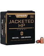 SPEER Palle Jacketed 357" 38/357 Magnum 158gr JHP #4211 (100pz)