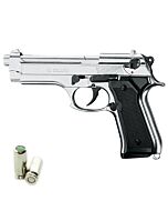 Pistola a Salve KIMAR Beretta 92 Cal.9mm PAK | Top Firing | Cromata Acciaio