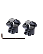 NIKKO STIRLING Attacco-M (2pz) per Scina 11mm Medium Anelli 1" #NSMM138M