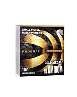 Inneschi FEDERAL Gold Medal Match Primers GM100M Small Pistol (100pz)