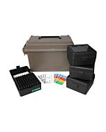 MTM ACC-308 Cassetta Ammo Can Combo con Maniglia + 4 Scatole RM-100 (400colpi)