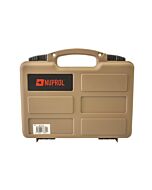NUPROL Valigetta rigida per pistola Piccola PnP schiuma 30cm Tan