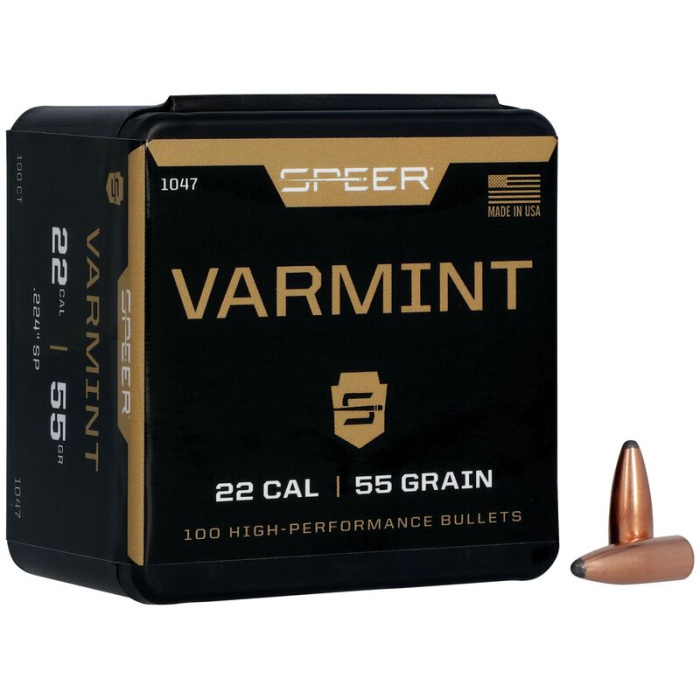 SPEER Palle Varmint Soft Point 224" 55gr SP #1047 (100pz)