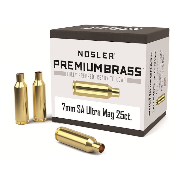 NOSLER Cápsulas 7mm SA Ultra Mag #10184 (25pz)