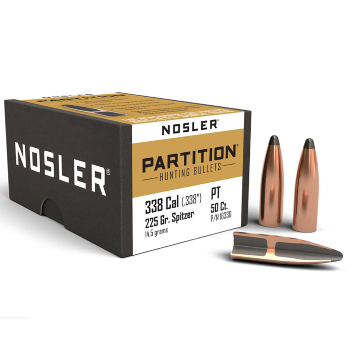 NOSLER Palle Partition 338" 225gr SP #16336 (50pz)