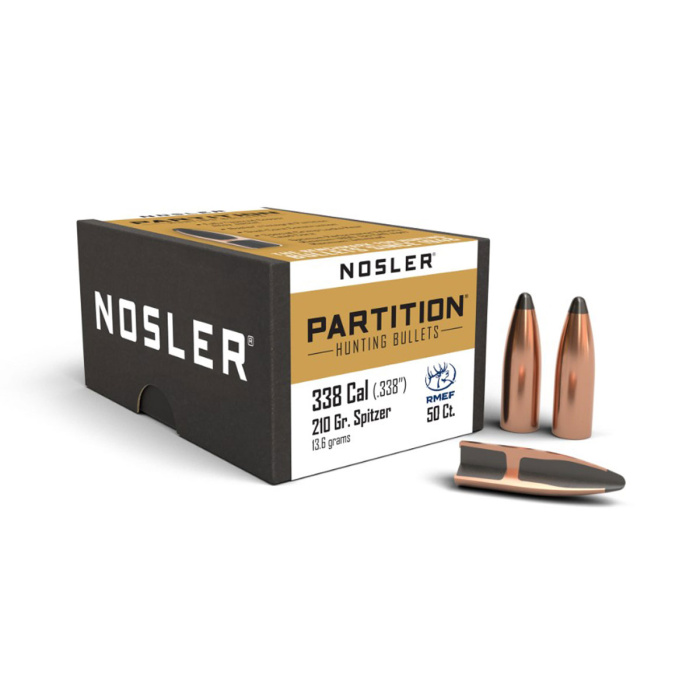 NOSLER Partition Geschosse 338" 210gr SP #16337 (50pz)