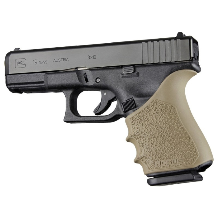 HOGUE Guance Sintetiche Glock 19 Gen 1-2-5 FDE #17053