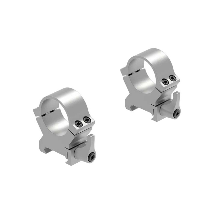 LEUPOLD Cross-Slot QRW2  Anelli 1" Alti Silver #174072