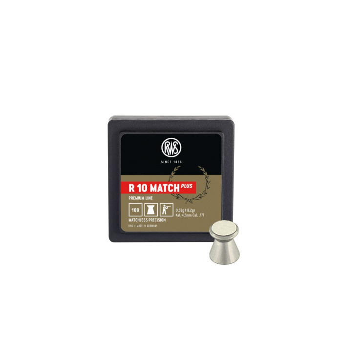RWS Pallini R10 Match Plus Premium Line 4.50mm 0,53g / 8.2gr (100pz)