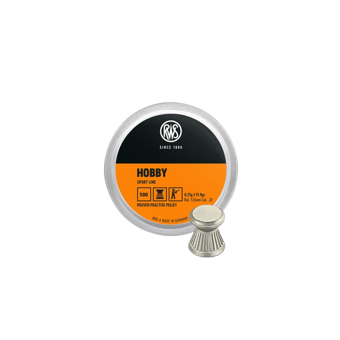 RWS Pallini Diabolo Hobby 5.50mm 0.77g/11.88gr (500pz)