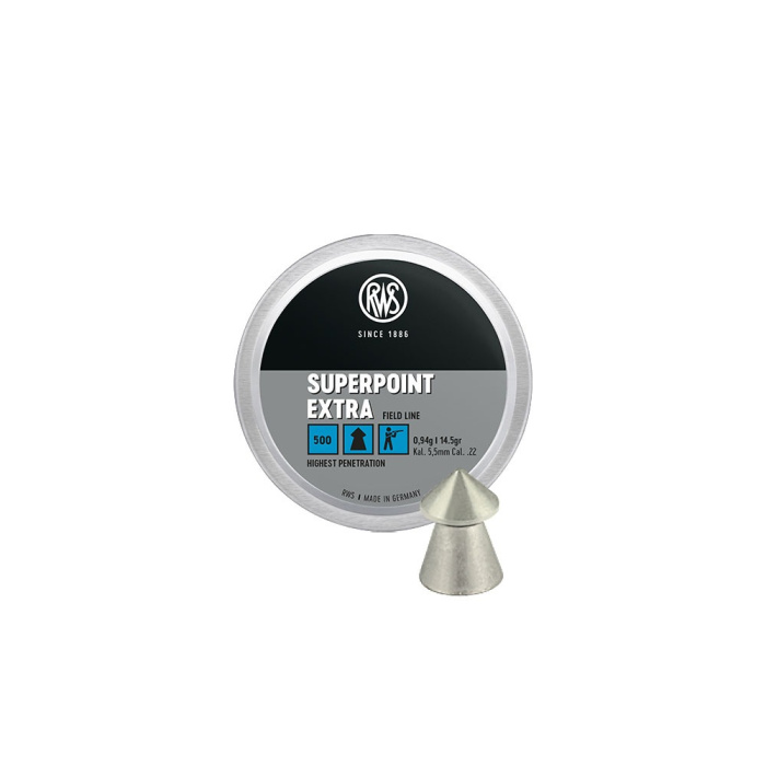 RWS SUPERPOINT EXTRA Field Line 5.50mm 0,94g / 14.5gr (500pz)