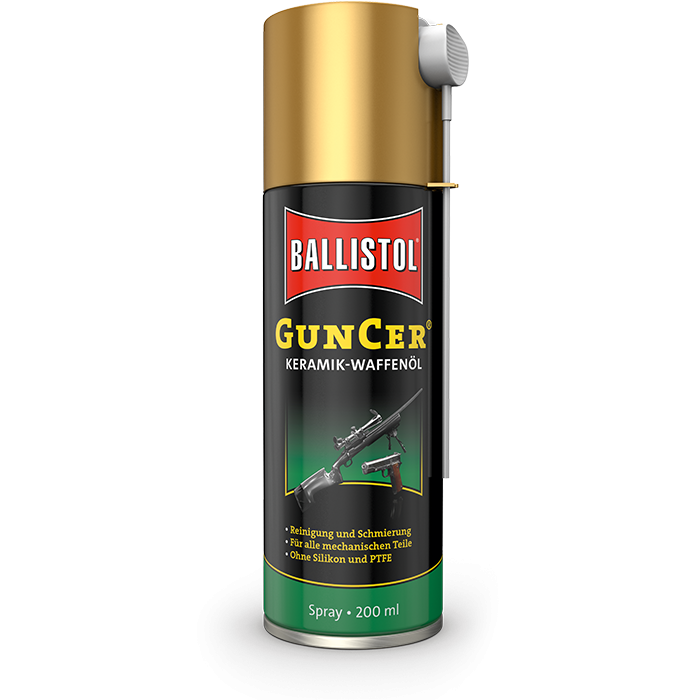 BALLISTOL GunCer Spray Oil for Firearms with Nano-Ceramic Additives 200 ml