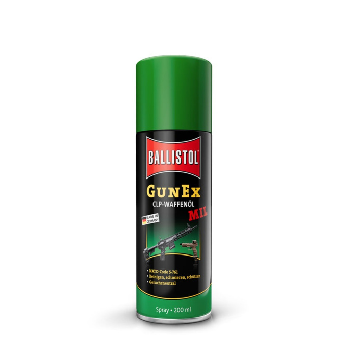 BALLISTOL GUNEX MIL-CLP Olio Speciale per Armi Spray 200 ml