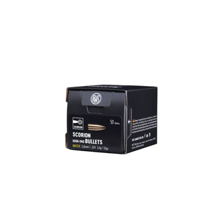 RWS Palle Scorion Match 224" 52gr (100pz) #2313343
