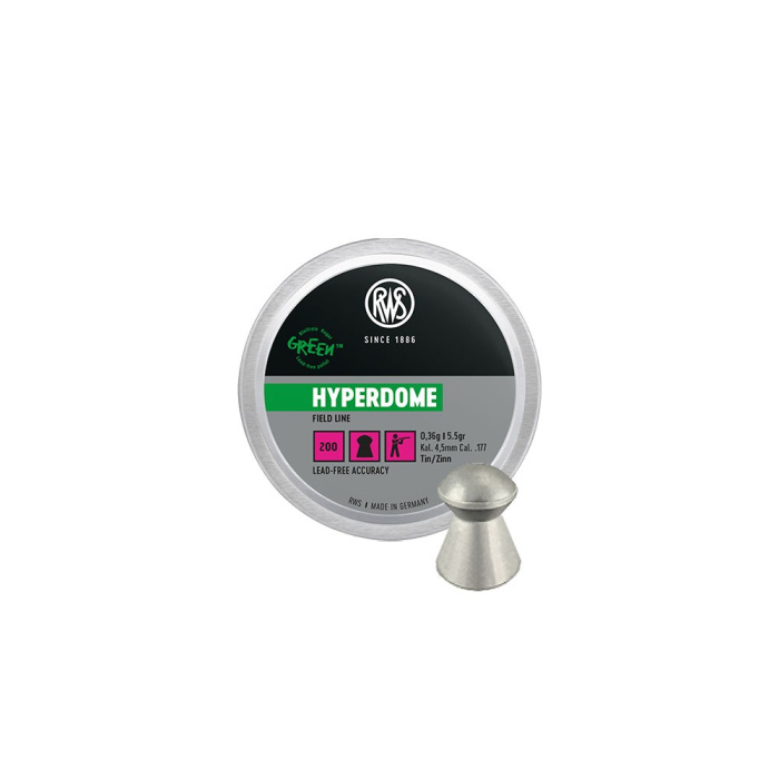RWS HYPERDOME *Zinco 4.50mm 0.36g/5.56gr (200pz)