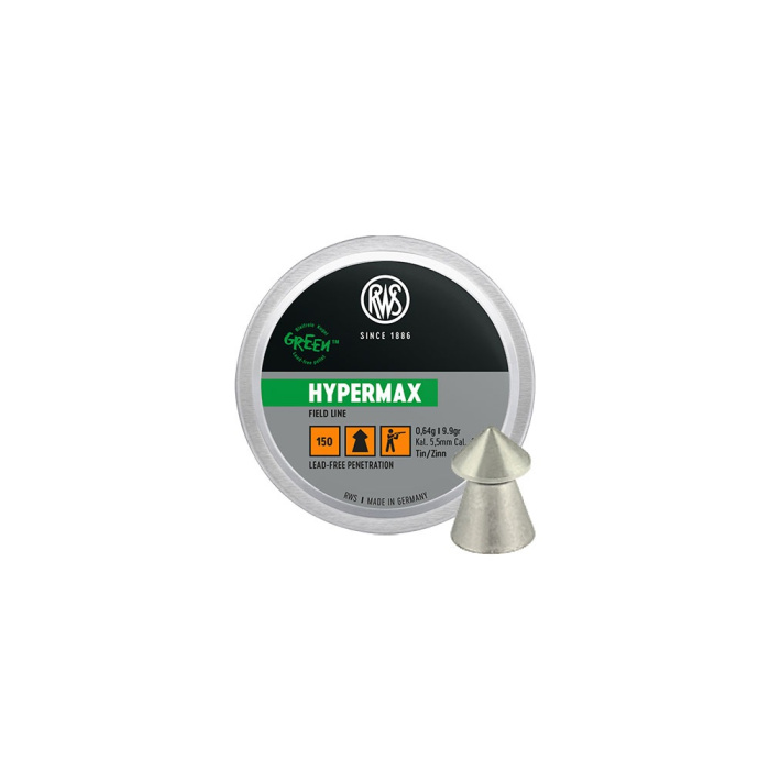 RWS HYPERMAX 5.50mm 0.64g/19.88gr (150pz)