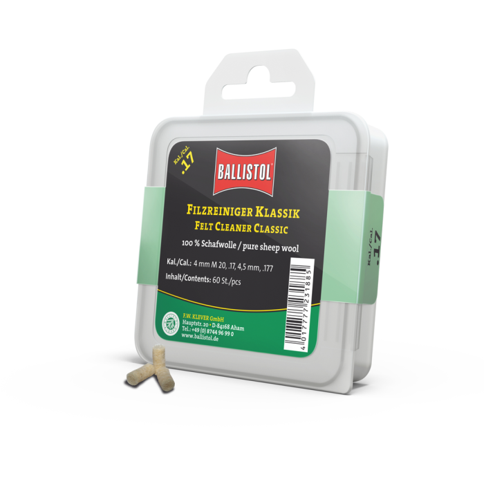 BALLISTOL Feltrini Classici Cal.17/ 4.5mm/ .177 (60 pezzi)