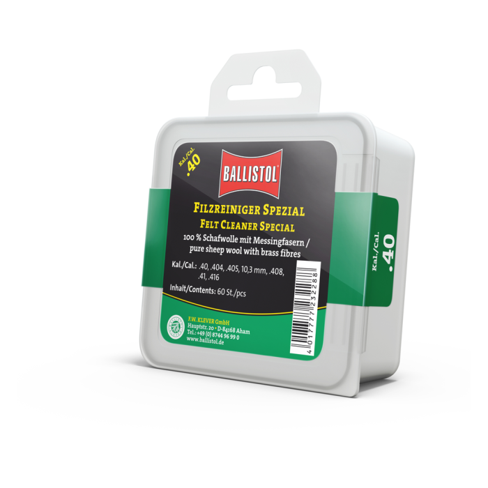 BALLISTOL Feltrini Special con Fibra di Ottone Cal.40 (60 pezzi)