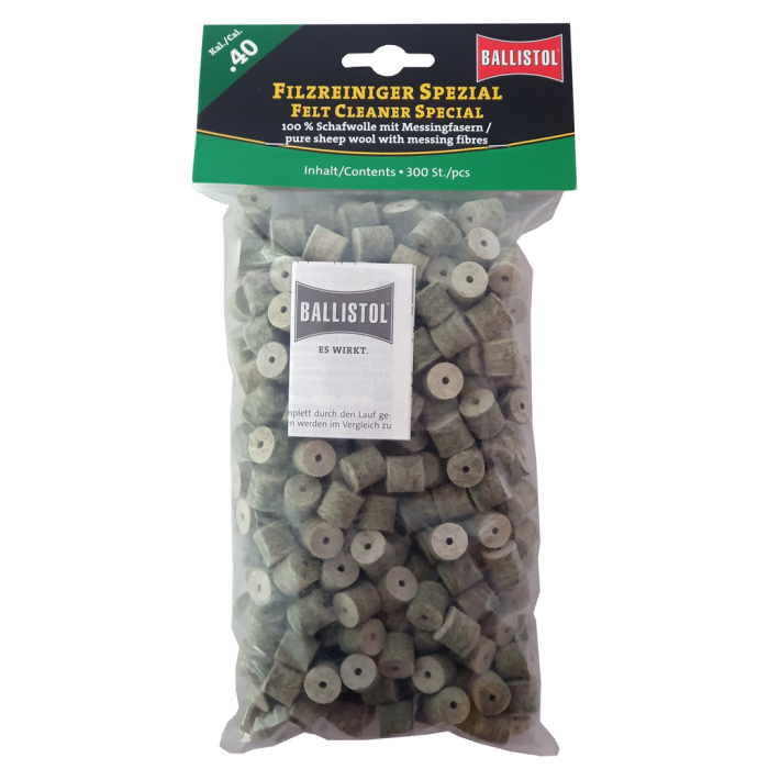 BALLISTOL Feltrini Special con Fibra di Ottone Cal.40 (300 pezzi)