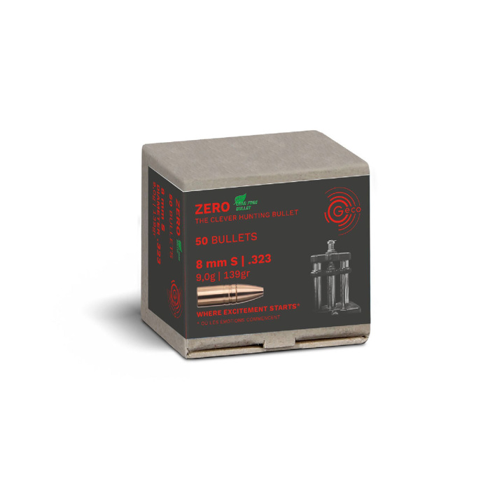 GECO Palle Zero 323" 139gr (8mm / 9,0g) (50pz)
