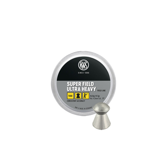 RWS SUPER FIELD Ultra Heavy 4.51mm 0,63g / 9.7gr (500pz)