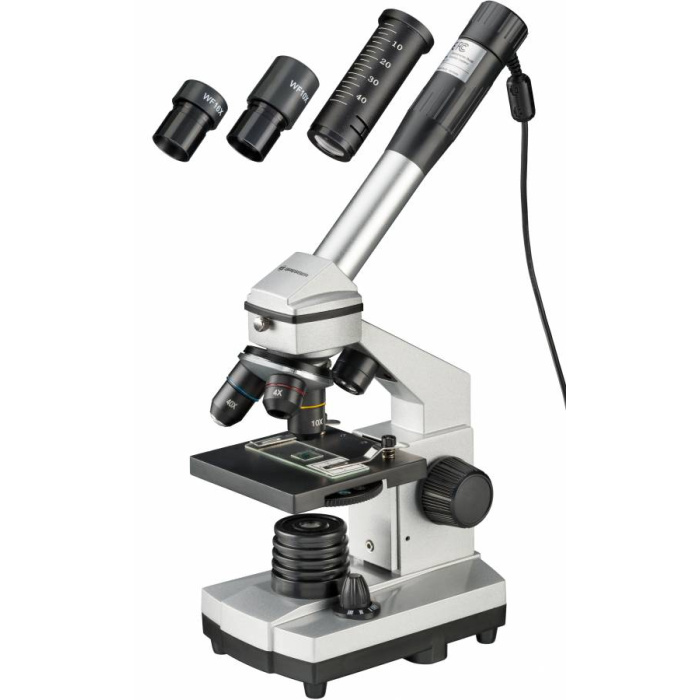 BRESSER Microscopio Junior 40–1024x, con custodia rigida #26754