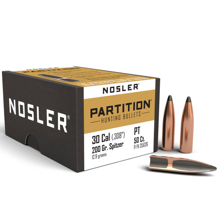 NOSLER Partition Bullets 308" 200gr SP #35626 (50pcs)
